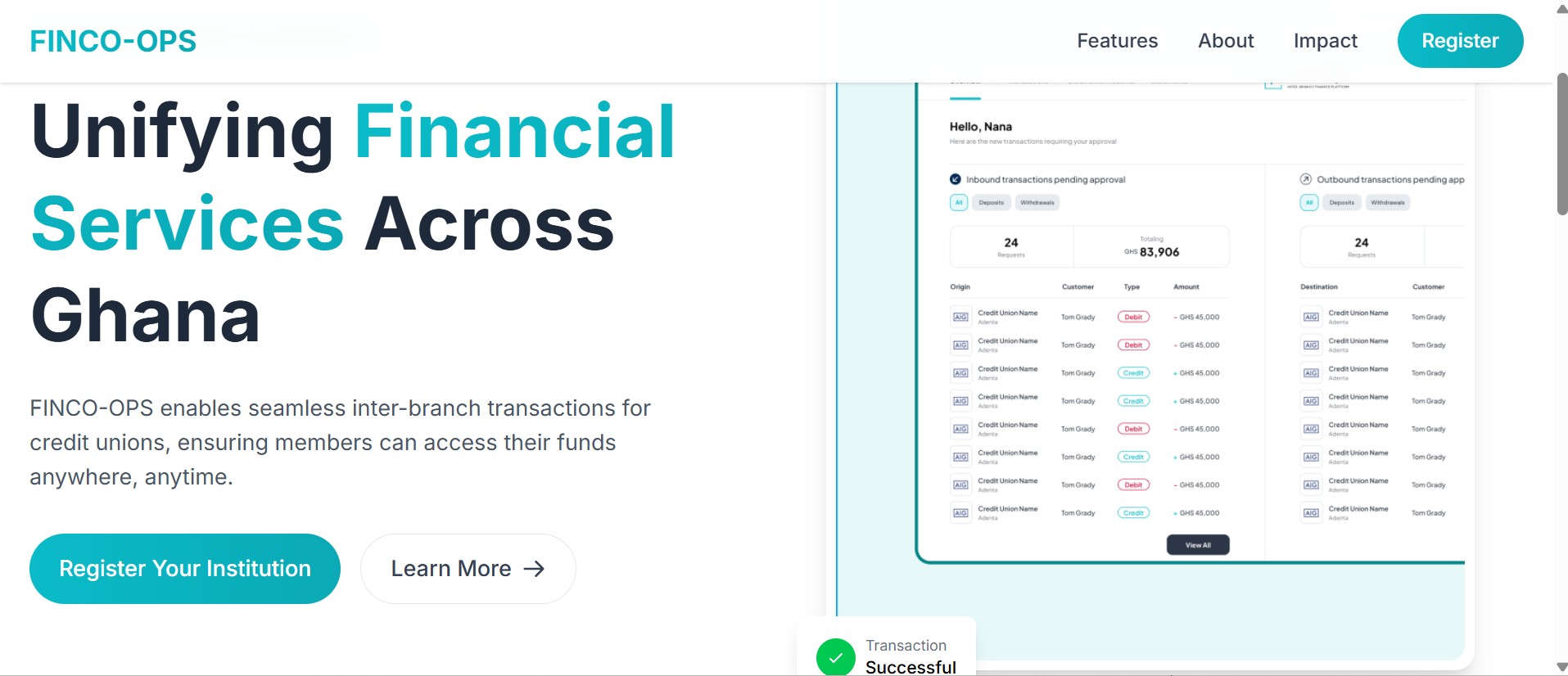 Fincoops – Credit Union Software